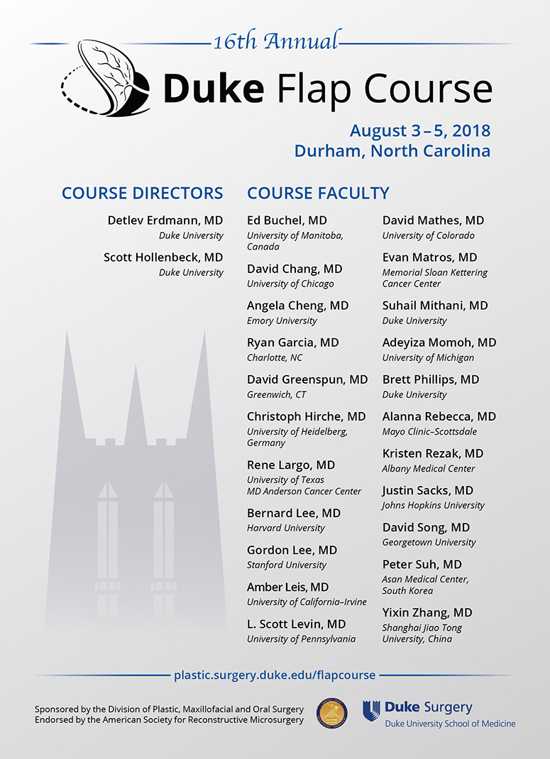 Flap Course Photos Duke Department of Surgery