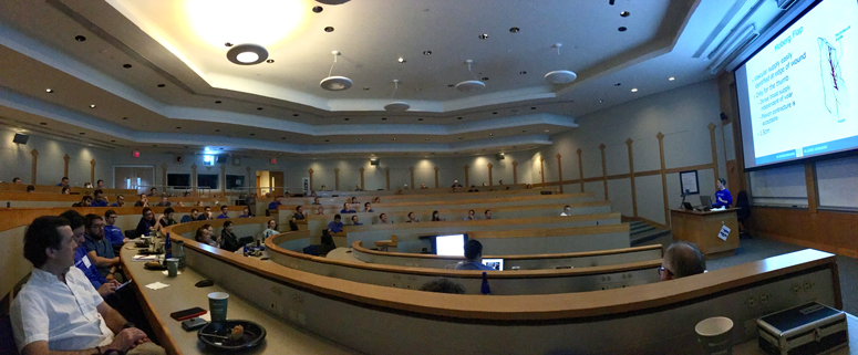Flap Course Photo in Auditorium during Lecture