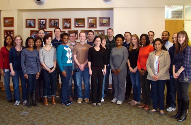 Group photo of lab members