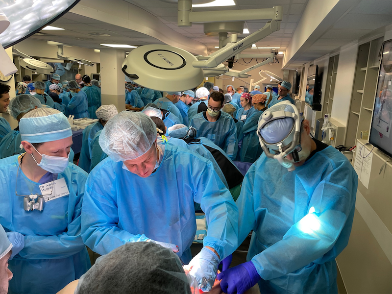 Surgeons at Flap Course 2022