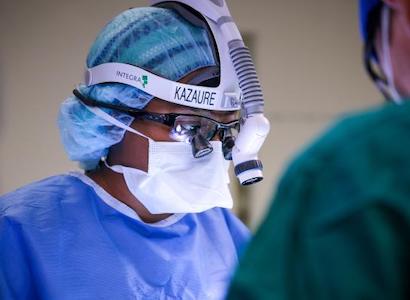 Dr. Hadiza Kazaure performs surgery