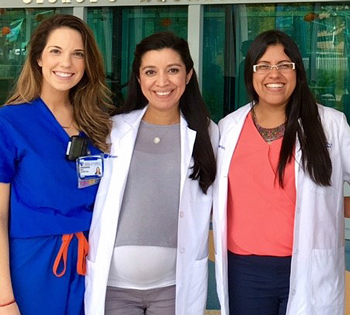 Bria Johnston, Dr. Carla Ramirez, and Dr. Sindy Mendez Soveranis
