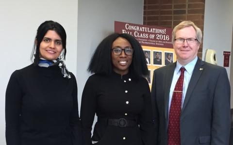 Dr. Devi, Dr. Williams, and Dr. Olapado