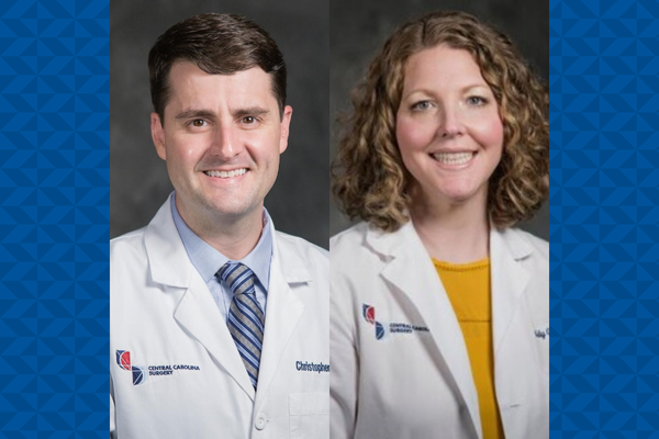 Dr. Christopher White and Kelly Osborne, PA-C