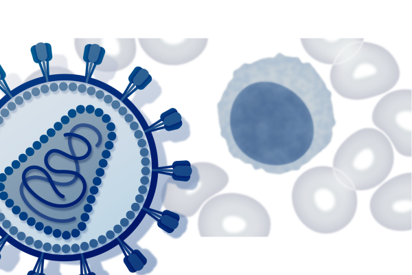 Illustration of a virus