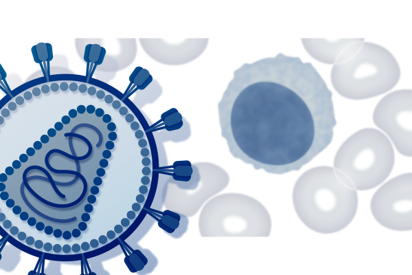 Illustration of a virus