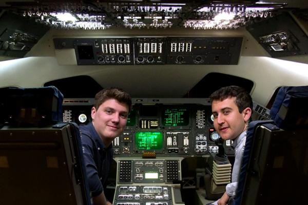 Duke graduates Dominic Tanzillo and Nick Saba 