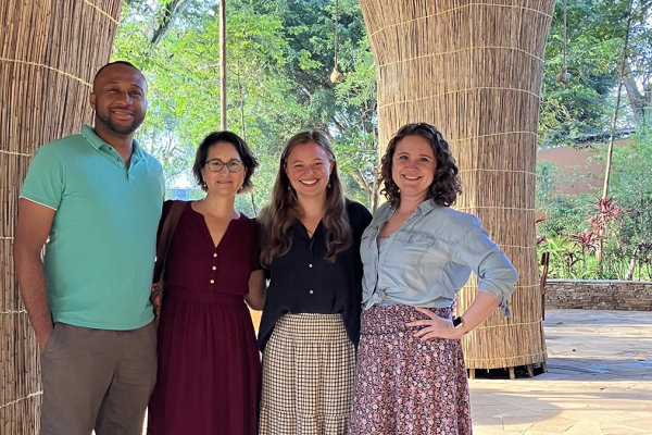 Drs. Eze, Fitzgerald, and Barter in Uganda