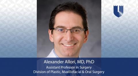 Photo of Alexander C. Allori, MD, MPH, Assistant Professor of Surgery, Division of Plastic, Maxillofacial & Oral Surgery