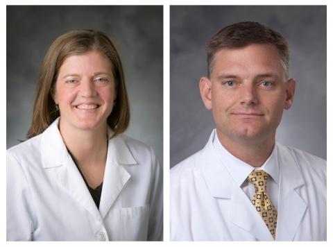 Drs. Georgia Beasley and Andrew Peterson Inducted into the Alpha Omega Alpha  Medical Honor Society