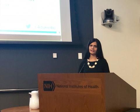 Dr. Gayathri Devi presents at the 2nd National Cancer Institute Symposium on Cancer Health Disparities 