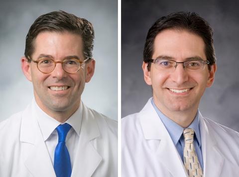 Dr. Jeffrey Marcus, Professor and Chief, Division of Plastic, Maxillofacial, and Oral Surgery, and Dr. Alexander Allori, Assistant Professor of Surgery