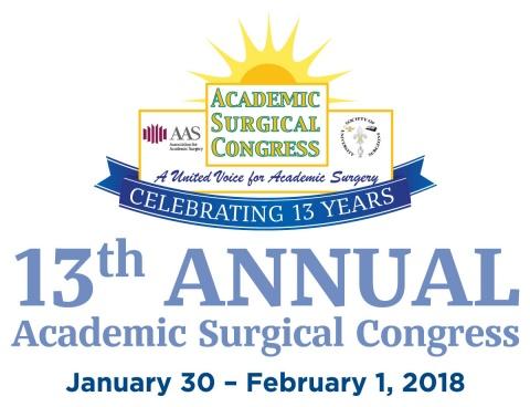 Annual Academic Surgical Congress event logo