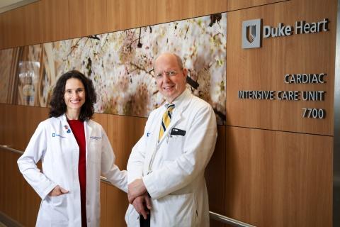 Photo of Drs. Brittany Zwischenberger and Donald Glower