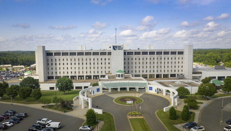 Exterior of Duke Regional Hospital