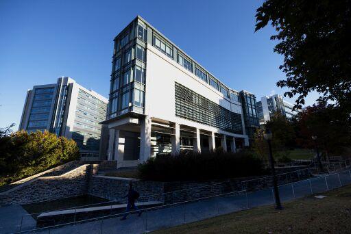 Exterior of the Trent Semans Building on the Duke University medical campus