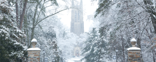 Duke Chapel Winter Season