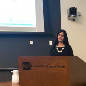 Dr. Gayathri Devi presents at the 2nd National Cancer Institute Symposium on Cancer Health Disparities 