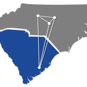 Graphic illustration of regional Carolina Collaborative
