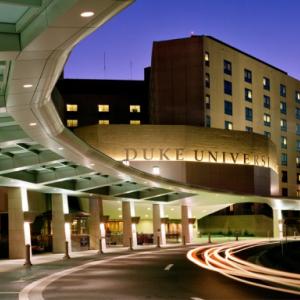 Exterior of Duke University Hospital
