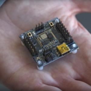 close up of microchip