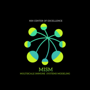 An image of the Center for Multiscale Immune Systems Modeling (MISM) logo